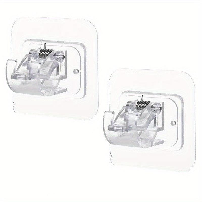 Adhesive Curtain Rod Brackets for Bathroom Hotel