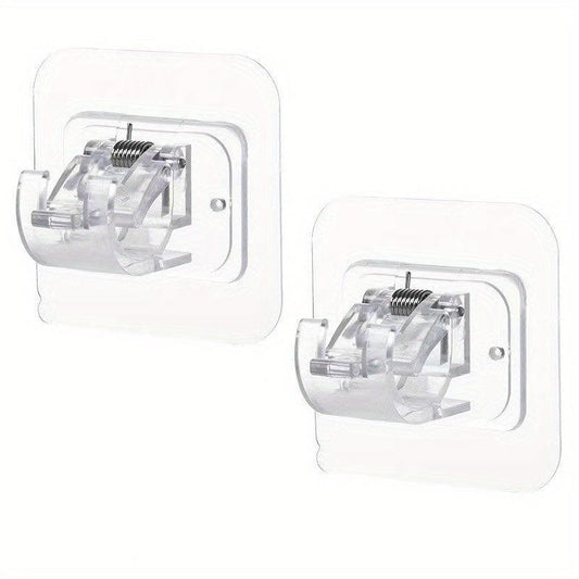 Adhesive Curtain Rod Brackets for Bathroom Hotel