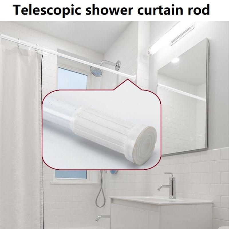 1pc Telescopic Curtain Rod Multifunctional Shower Curtain Rod