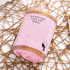 Large Microfiber Hair Towel for Women Quick Drying Bathroom Supplies