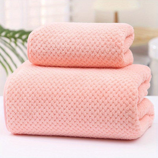 Soft Towel Set Quick Drying Absorbent Towels For Bathroom
