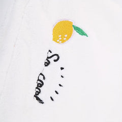 Embroidered Hair Towel Button Hair Drying Cap Coral Velvet Hair Towel