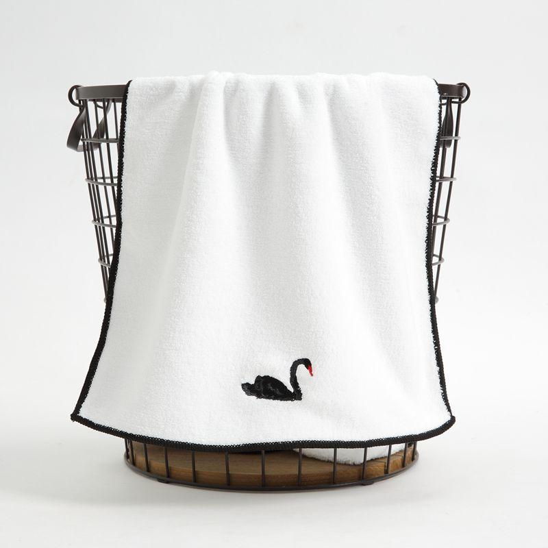 Embroidered Hand Towel Coral Fleece Soft Skin-friendly Face Towel