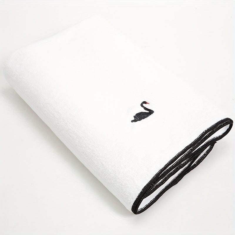 Embroidered Hand Towel Coral Fleece Soft Skin-friendly Face Towel