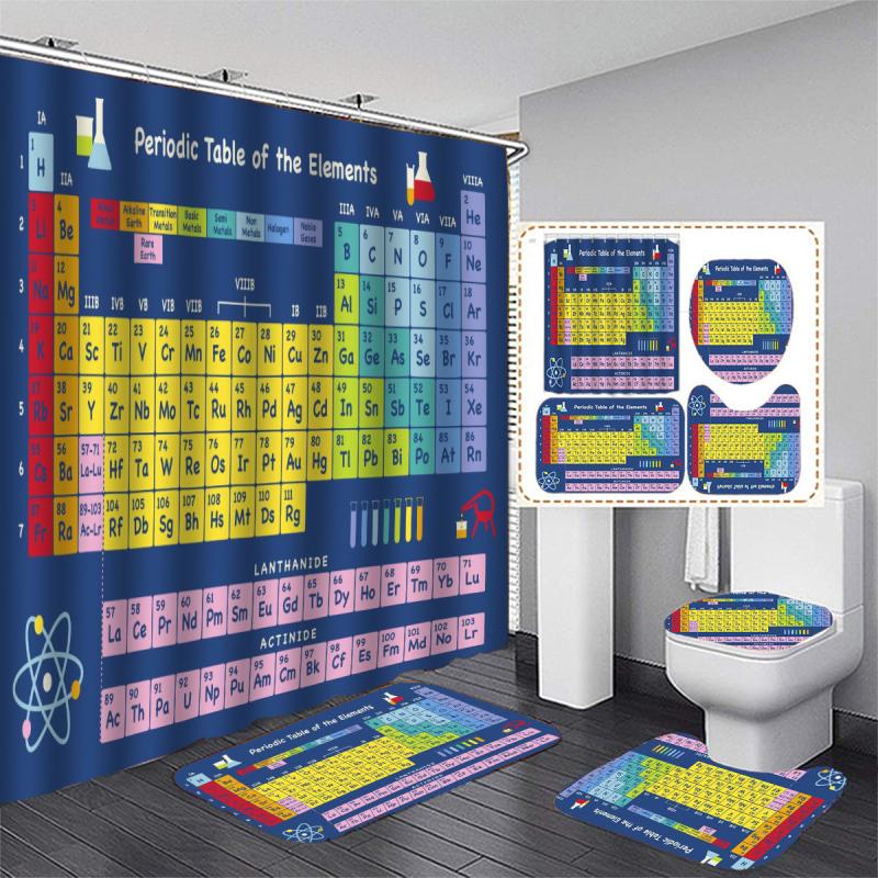 Enlightenment Educational Shower Curtain Set