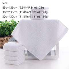 Small Square Cotton Towel for Hotel Restaurant Kitchen School Hand Towel