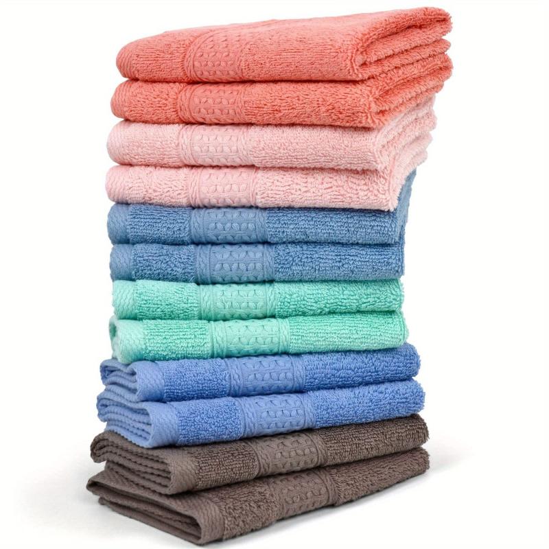 12pcs Soft Wash Cloths Bathroom Washcloths 13x13 Inches