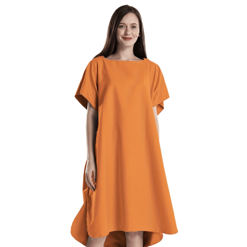 Unisex Microfiber Quick Dry Changing Robe With Hoodie Large Cuff