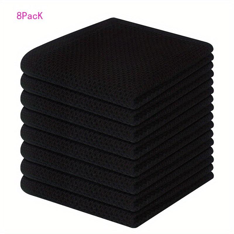 8pcs Washcloths Scouring Pads Soft Absorbent Dish Towel