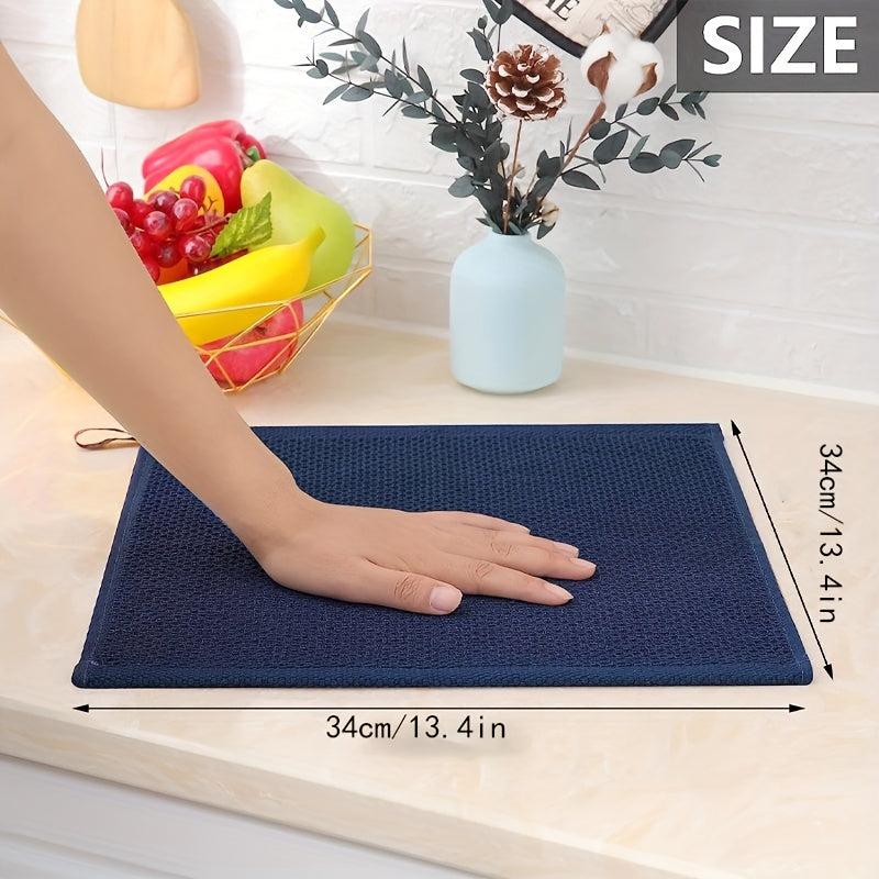 8pcs Washcloths Scouring Pads Soft Absorbent Dish Towel