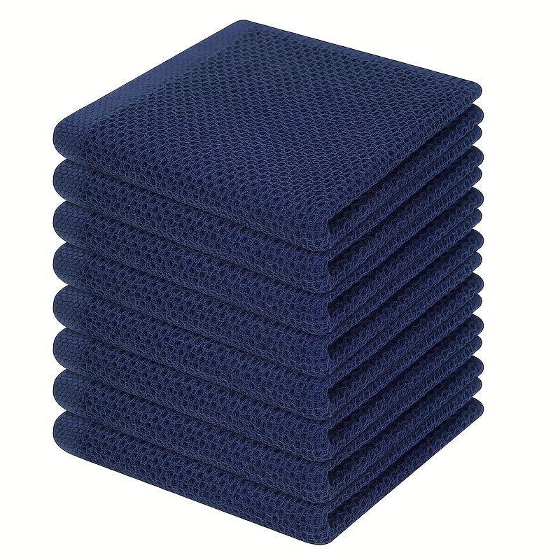 8pcs Washcloths Scouring Pads Soft Absorbent Dish Towel