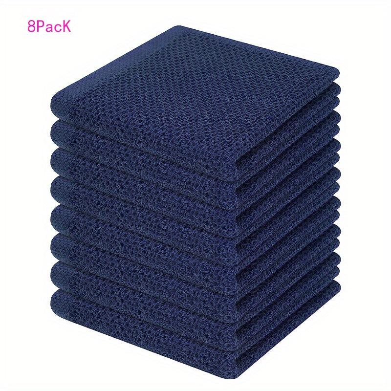 8pcs Washcloths Scouring Pads Soft Absorbent Dish Towel