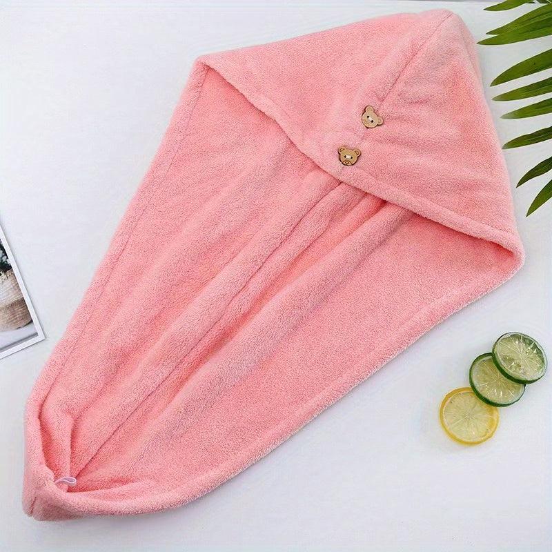 Soft Hair Drying Cap Absorbent Quick Drying Towel for Women