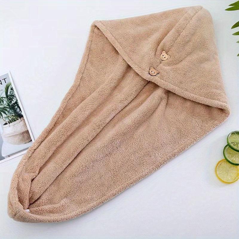 Soft Hair Drying Cap Absorbent Quick Drying Towel for Women