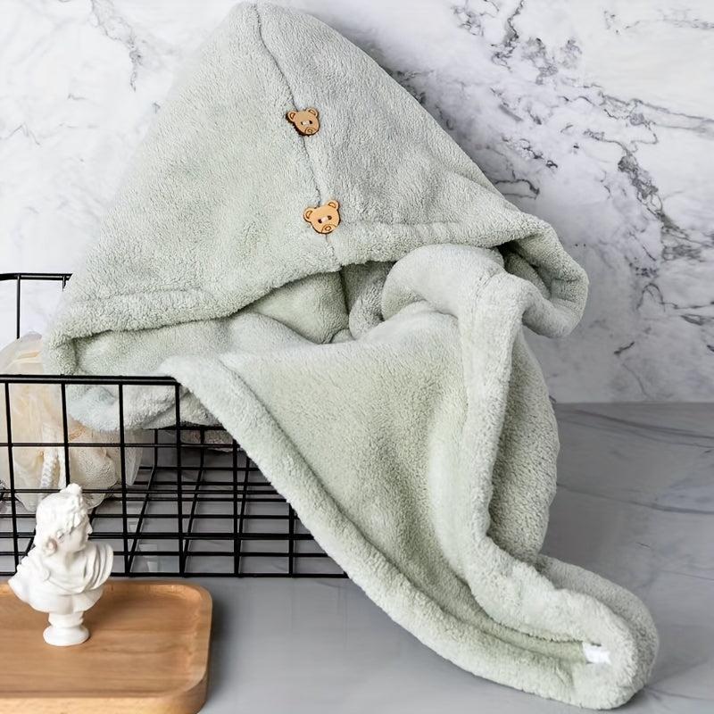 Soft Hair Drying Cap Absorbent Quick Drying Towel for Women