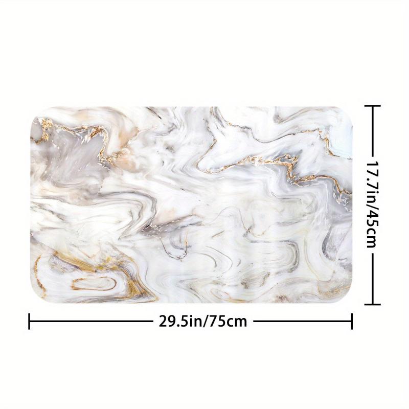 Waterproof Shower Curtain & Bathroom Rug Set with 12 Hooks