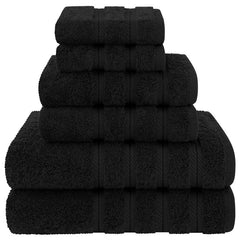 6pcs Towel Set Soft Absorbent Towels For Bathroom