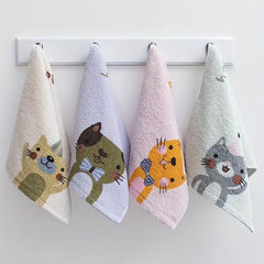 Cartoon Face Towel Soft Bath Towel Bathroom Supplies 24x99cm