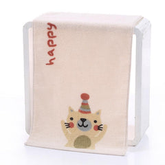 Cartoon Face Towel Soft Bath Towel Bathroom Supplies 24x99cm