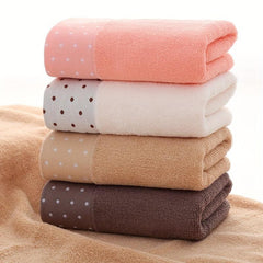 Dot Pattern Hand Towel Soft Skin-friendly Face Towel Absorbent Towel