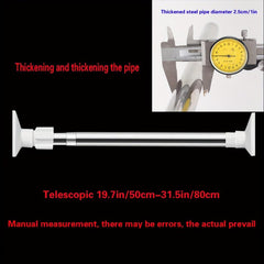 Stainless Steel Telescopic Rod Retractable Curtain Rod Tension Curta