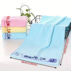 Geometric Pattern Hand Towel Soft Skin-friendly Absorbent Towel