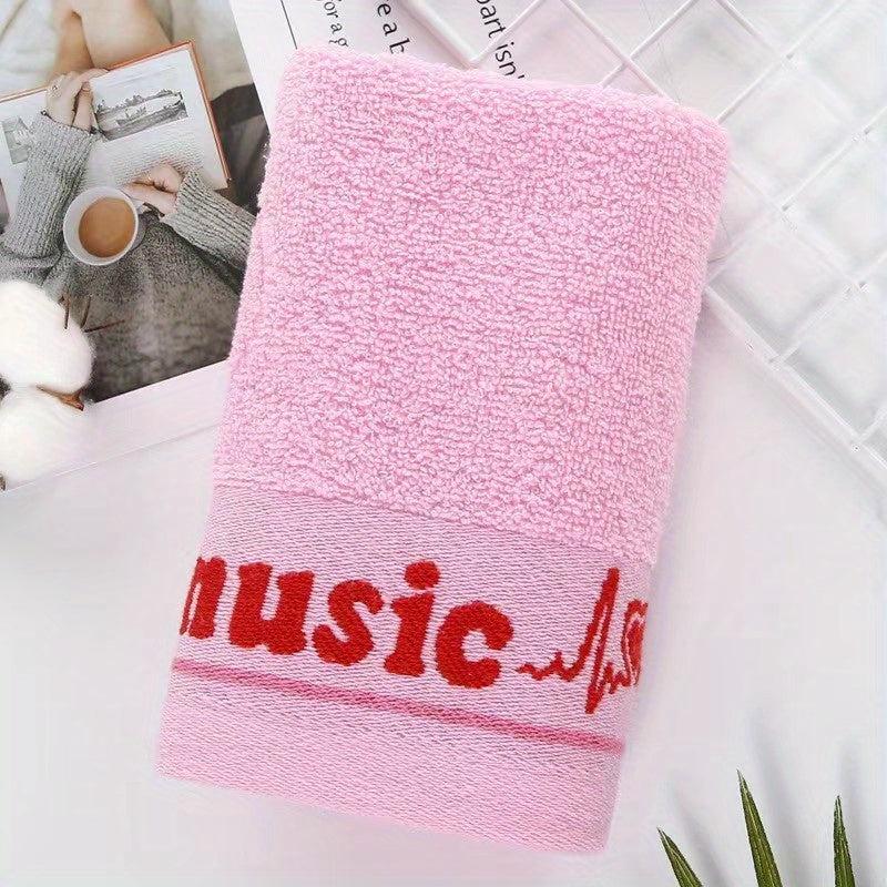 Geometric Pattern Hand Towel Soft Skin-friendly Absorbent Towel
