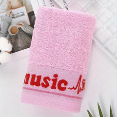 Geometric Pattern Hand Towel Soft Skin-friendly Absorbent Towel