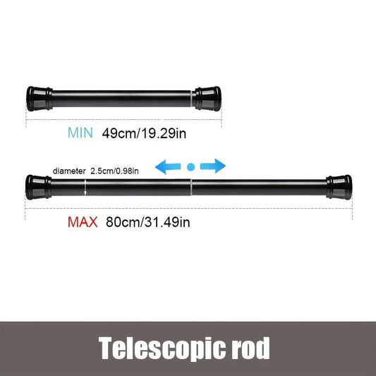 Telescopic Rod Strong Load-bearing Rob For Shower Curtain Clothes Drying