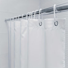 Colorful Checkered Shower Curtain with 12 Hooks
