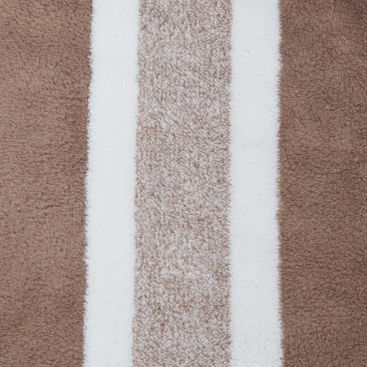 6pcs Striped Towel Set Soft Washcloth Hand Bath Towel Absorbent Towels