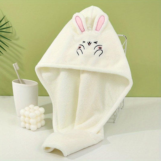 Rabbit Ears Hair Drying Cap Quick-drying Towel for Women