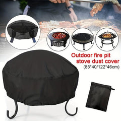 Waterproof Round Fire Pit Cover Full Coverage Patio Fire Pit Cover
