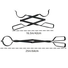 Fireplace Tong Metal Log Grabber Fire Pit Log Tools