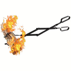 Fireplace Tong Metal Log Grabber Fire Pit Log Tools