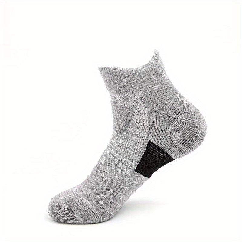 3 Pairs Breathable Anti-Slip Ankle Socks for Sports, Basketball, Jogging
