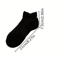 3 Pairs Breathable Anti-Slip Ankle Socks for Sports, Basketball, Jogging
