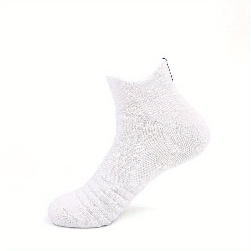 3 Pairs Breathable Anti-Slip Ankle Socks for Sports, Basketball, Jogging
