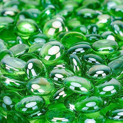 Luster Fire Glass Beads for Fireplace Fire Pit Gas Log Sets Landscaping 2kg
