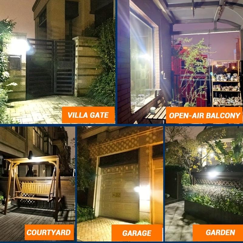Solar Waterproof LED Wall Lamp for Outdoor Party Yard Decor
