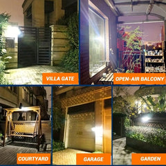 Solar Waterproof LED Wall Lamp for Outdoor Party Yard Decor