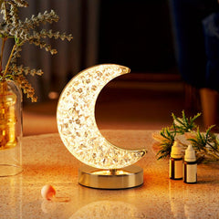 Portable Crystal LED Table Lamp 3 Brightness Levels