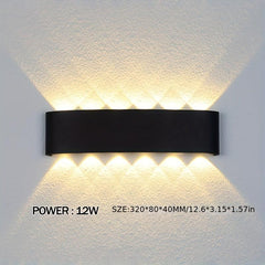 LED Outdoor Wall Lamp IP65 Waterproof Aluminum AC86-265