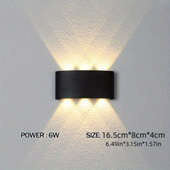 LED Outdoor Wall Lamp IP65 Waterproof Aluminum AC86-265