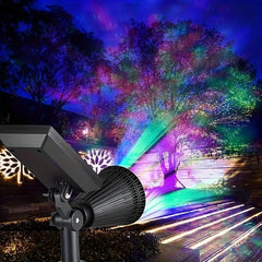 Solar Tree Light for Garden Decor Two-in-One Landscape Light