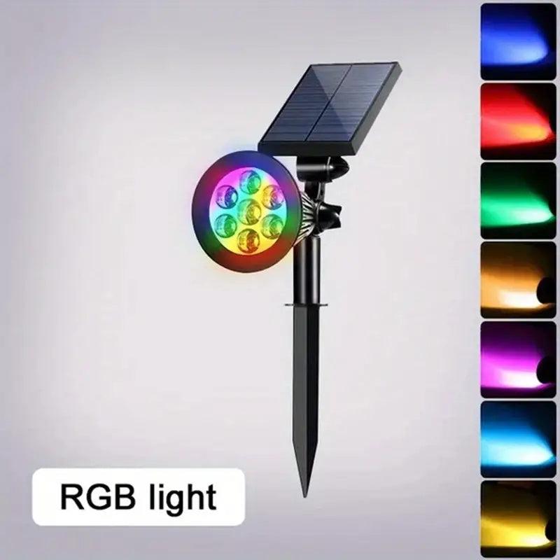 Solar Tree Light for Garden Decor Two-in-One Landscape Light