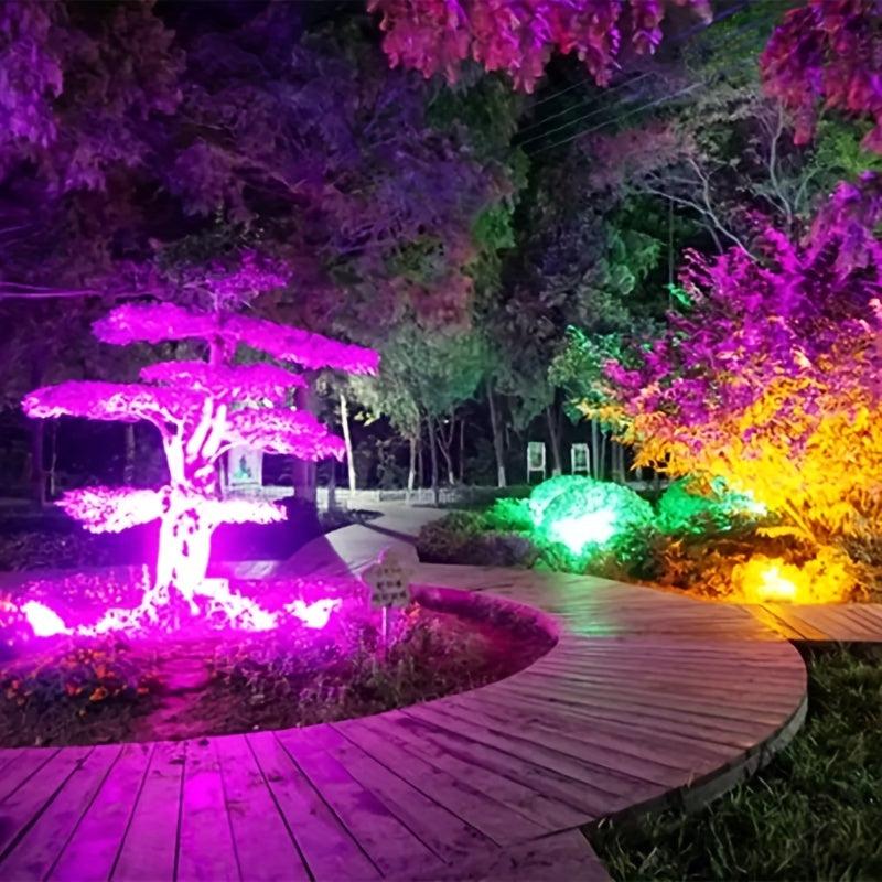 Solar Tree Light for Garden Decor Two-in-One Landscape Light