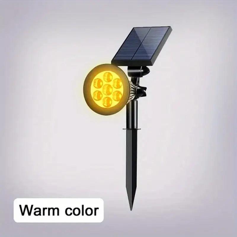 Solar Tree Light for Garden Decor Two-in-One Landscape Light