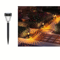 2pcs Solar Outdoor Projection Floor Light Waterproof