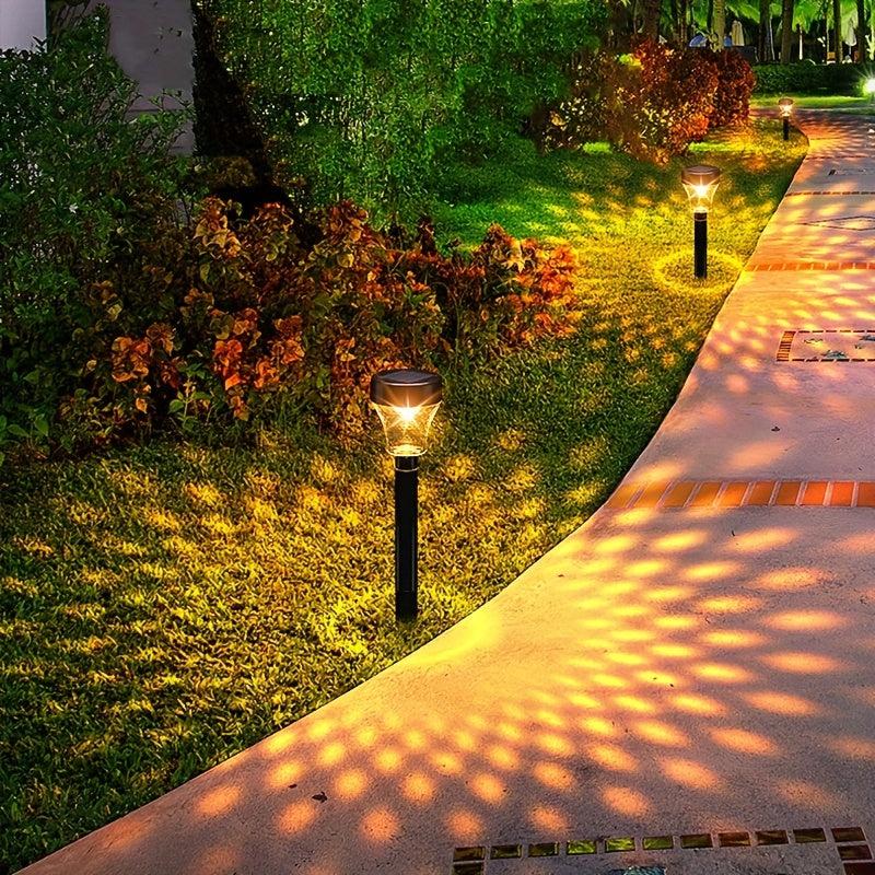 2pcs Solar Outdoor Projection Floor Light Waterproof